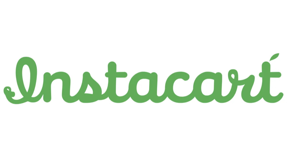 Instacart wordmark logo in green script