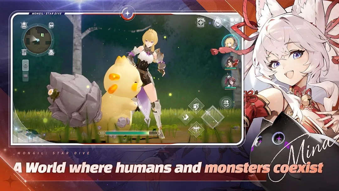 MONGIL STAR DIVE monster taming action RPG, a 2026 Genshin-like on Android