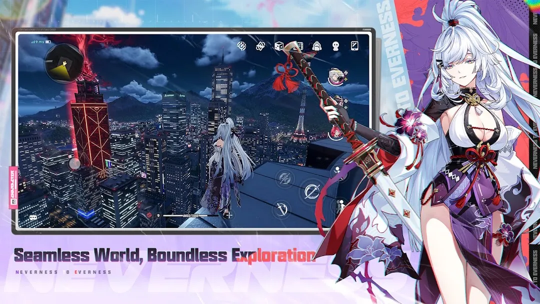Neverness to Everness urban open world, a Genshin-like with no 50/50 on limited S-ranks