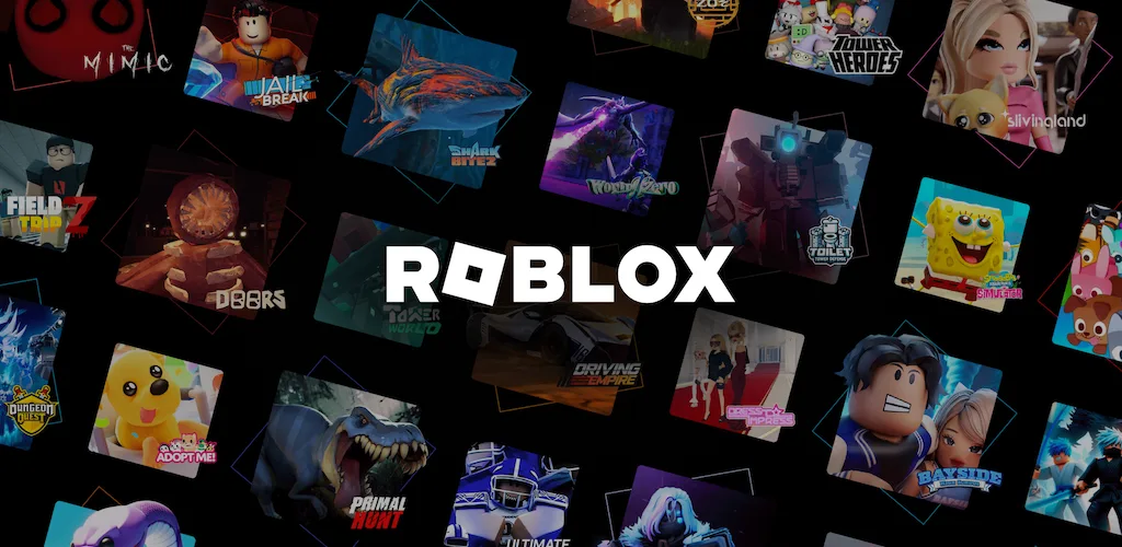 Roblox, a free platform of player-made games on Android