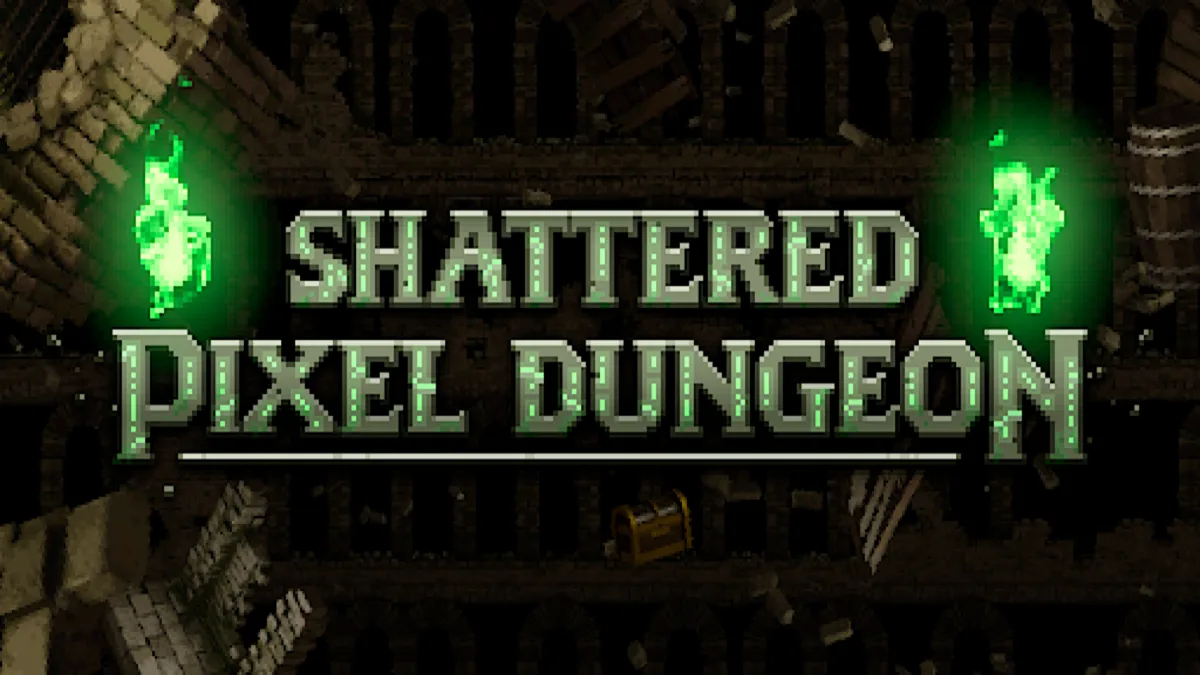 Shattered Pixel Dungeon Play Store art, the best free roguelike on Android