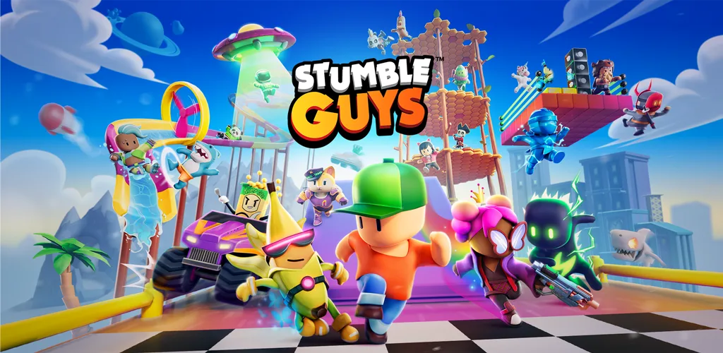 Stumble Guys, a free party game with up to 32 players on Android