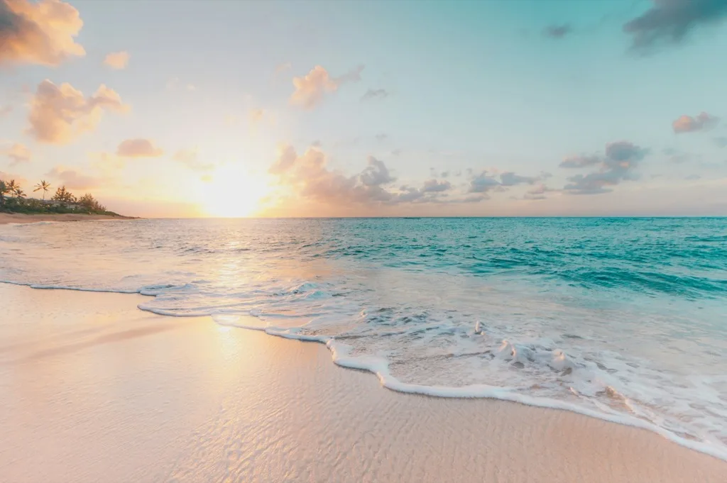 Tropical ocean water