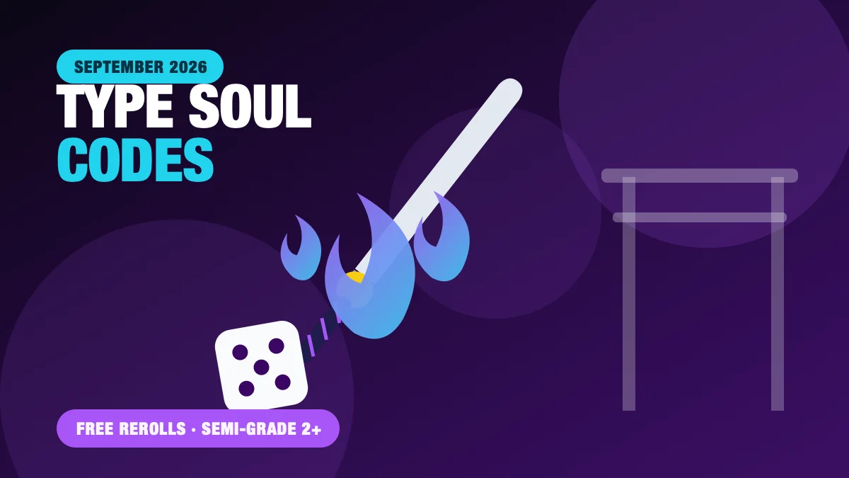 Type Soul Codes (September 2026): 41 Codes, Ranked by Trust
