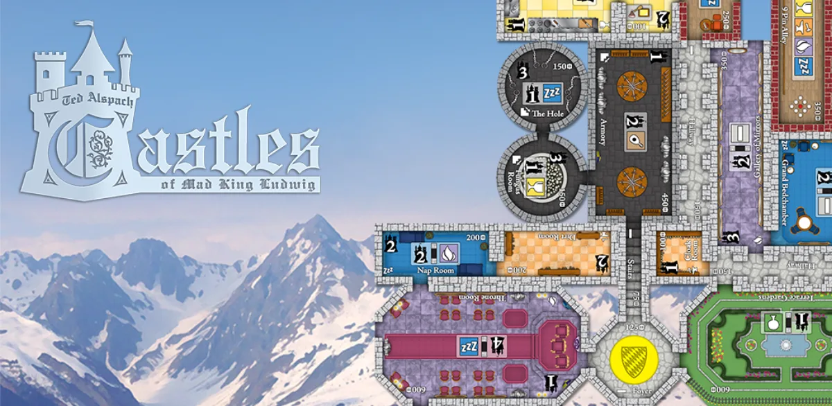 Castles of Mad King Ludwig board game app for Android