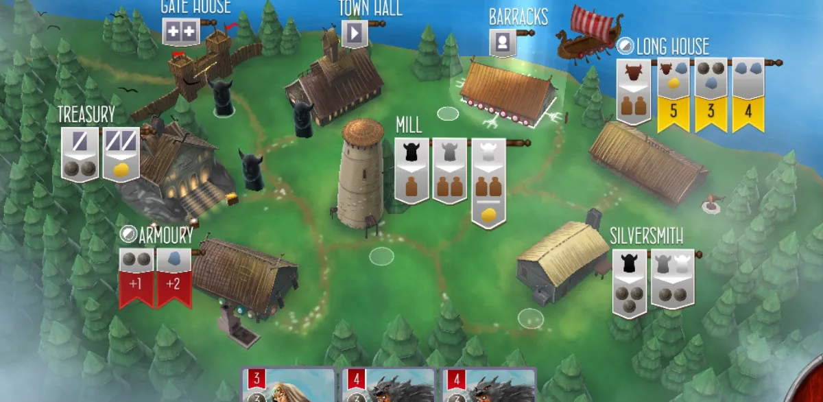 Raiders of the North Sea board game app for Android