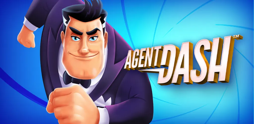 Agent Dash official Google Play art, one of the best endless runner games for mobile (side-scroller)