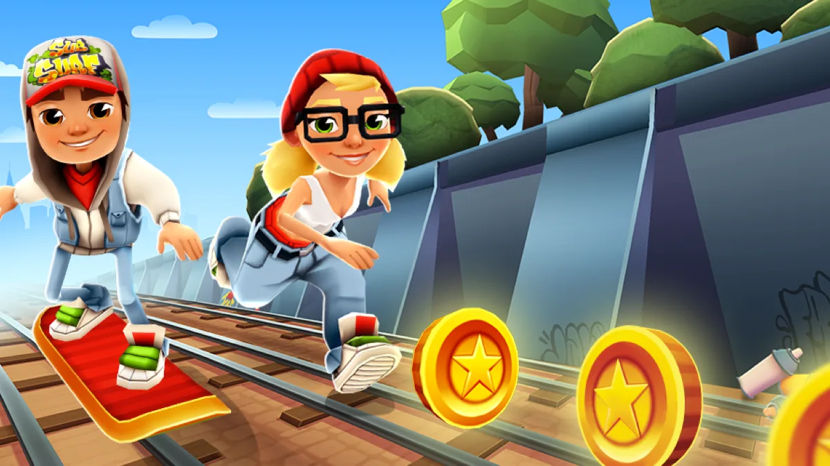 Subway Surfers official art, the top pick among the best endless runner games for mobile