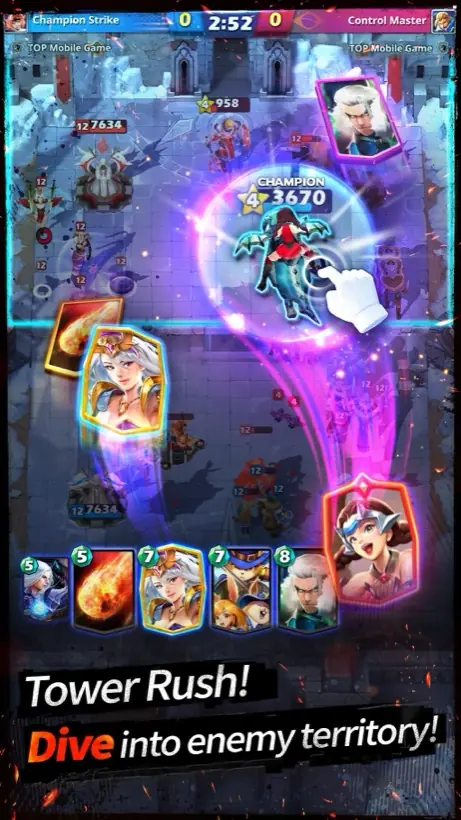 Champion Strike - PvP Arena official Google Play screenshot, a game like Clash Royale