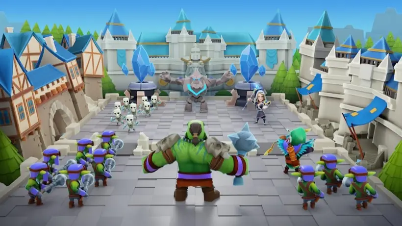 Clash of Wizards official Google Play screenshot, a game like Clash Royale