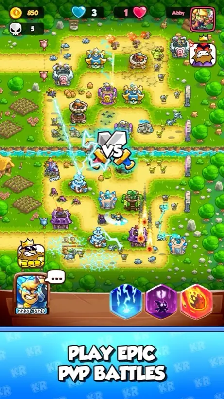 Kingdom Rush Battles official Google Play screenshot, a game like Clash Royale