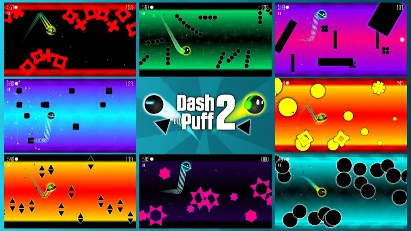 Dash till Puff 2 official Google Play screenshot, one of the games like Geometry Dash