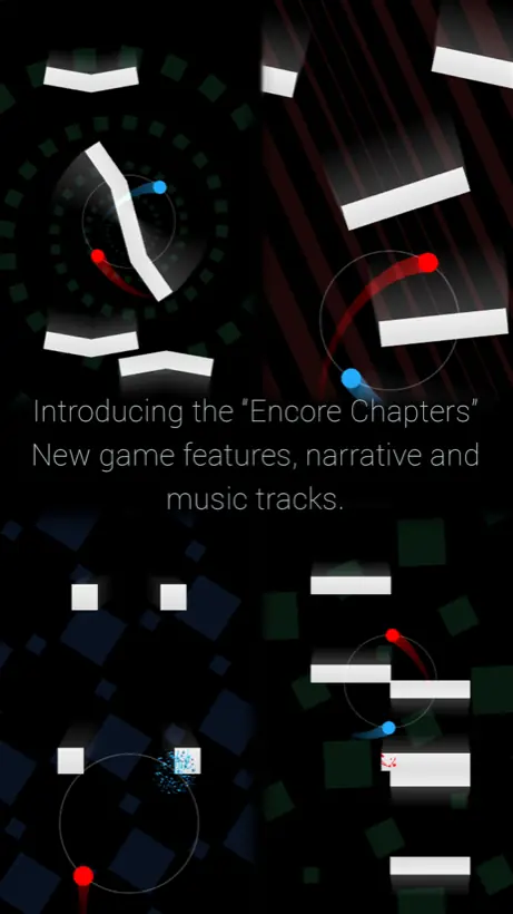 Duet official Google Play screenshot, one of the games like Geometry Dash