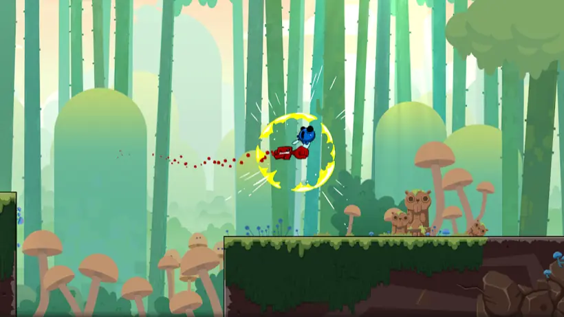 Super Meat Boy Forever official Google Play screenshot, one of the games like Geometry Dash