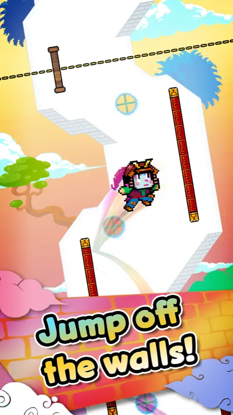 Wall Kickers official Google Play screenshot, one of the games like Geometry Dash