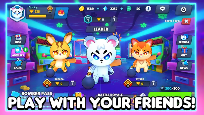 Bombergrounds: Reborn official Google Play screenshot, a game like Stumble Guys
