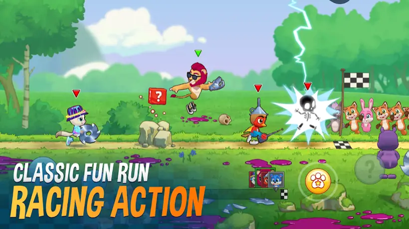 Fun Run 4 official Google Play screenshot, a game like Stumble Guys
