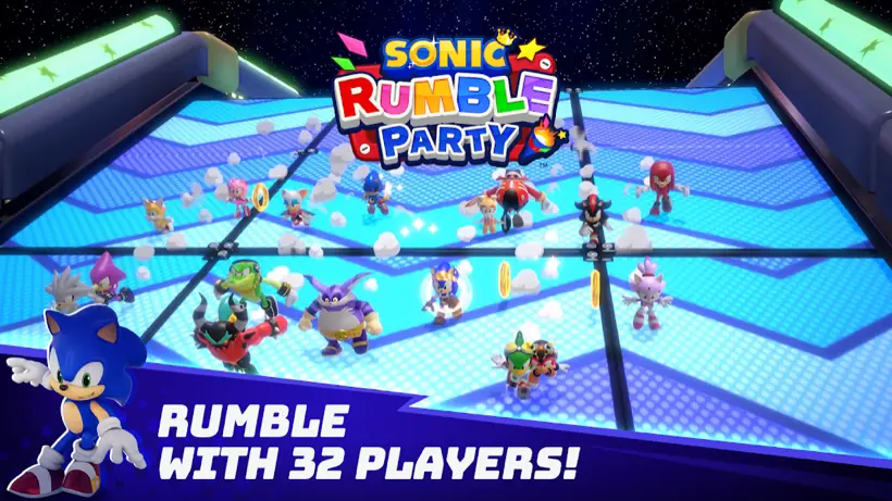 Sonic Rumble Party official Google Play screenshot, a game like Stumble Guys