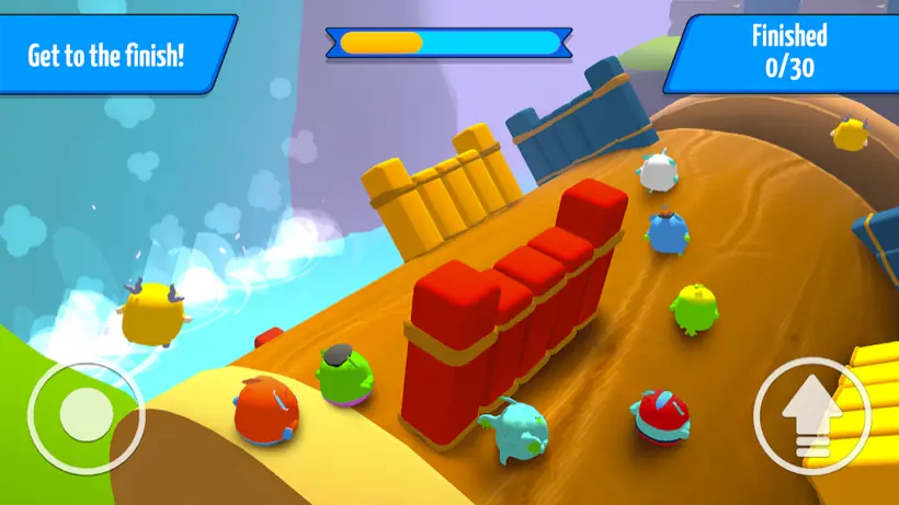 STAR: Super Tricky Amazing Run official Google Play screenshot, a game like Stumble Guys