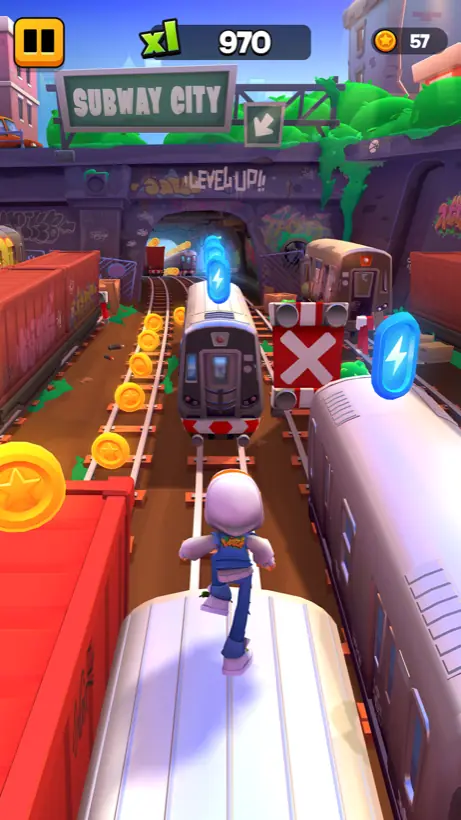 Subway Surfers City official Google Play screenshot, a game like Subway Surfers