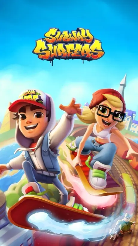 Subway Surfers official Google Play screenshot, a game like Temple Run