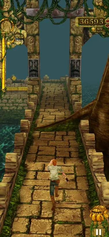 Temple Run official Google Play screenshot, a game like Temple Run